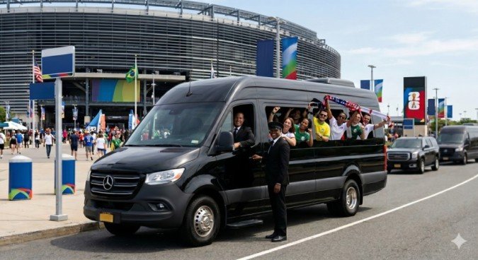 FIFA World Cup 2026 limousine service Washington DC to Philadelphia MetLife Stadium