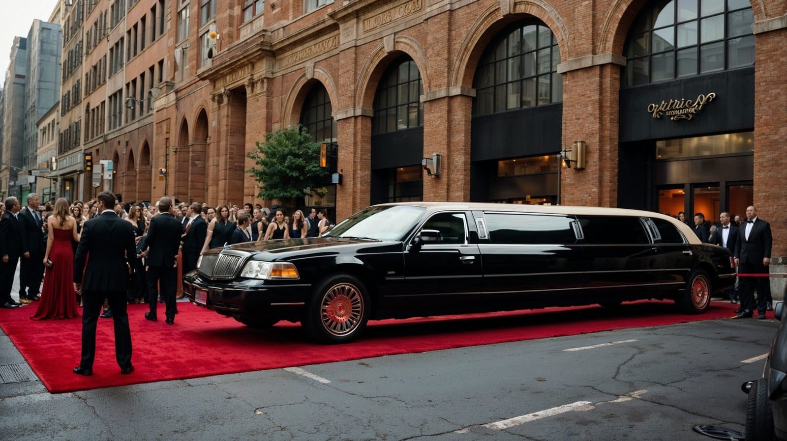 Infographic showing the history of limousine transportation