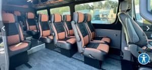 Mercedes Benz Sprinter Van 13 Orange Seats