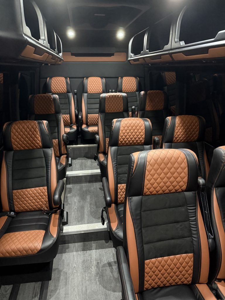Mercedes-Benz Sprinter Van – Modern Orange Seats – OS-13 — gallery
